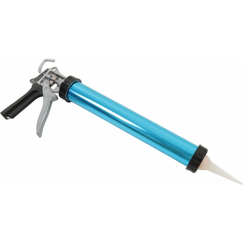 foto del prodotto fortuneville pistola per silicone per salsicce, manuale professionale per pistola per silicone, senza gocciolamenti di alluminio, impugnatura