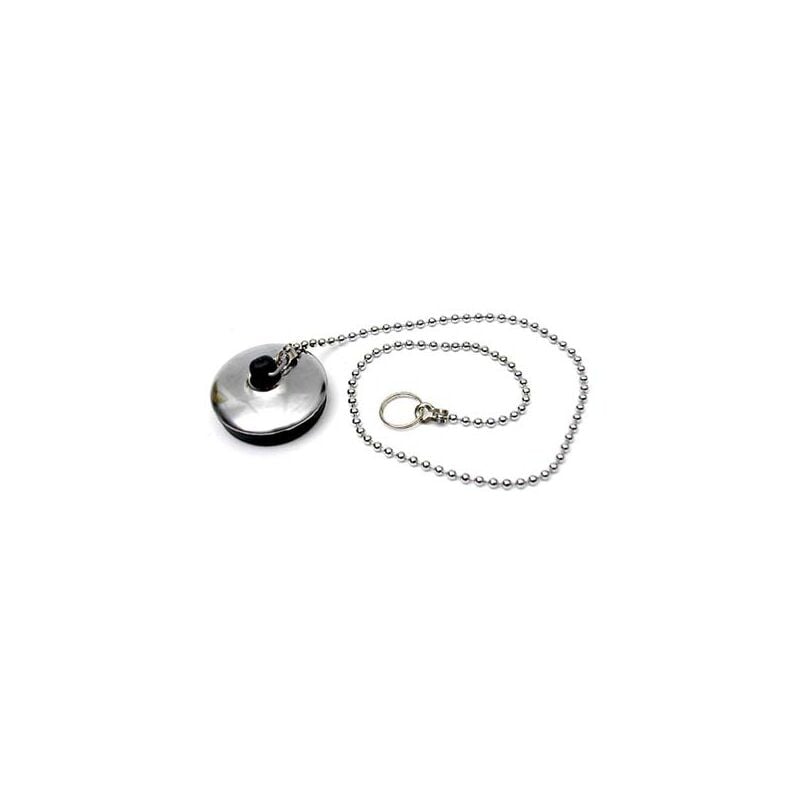 foto del prodotto tappo piletta catena pvc inox mm 52