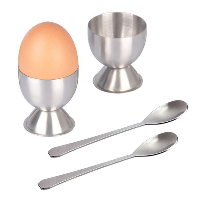 foto del prodotto xvx lot de ouvre ufs en acier inoxydable, coupe uf outil d oeuf d capsuleur coquille oeuf, ouvre oeuf coupe oeuf la coque outil de cuisine,