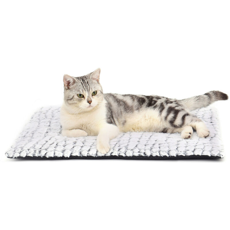 foto del prodotto xvx tappetino riscaldante per cani gatto, tappetino riscaldante per gatti autoriscaldante 60 45 cm senza elettricit e batterie coperta riscaldante