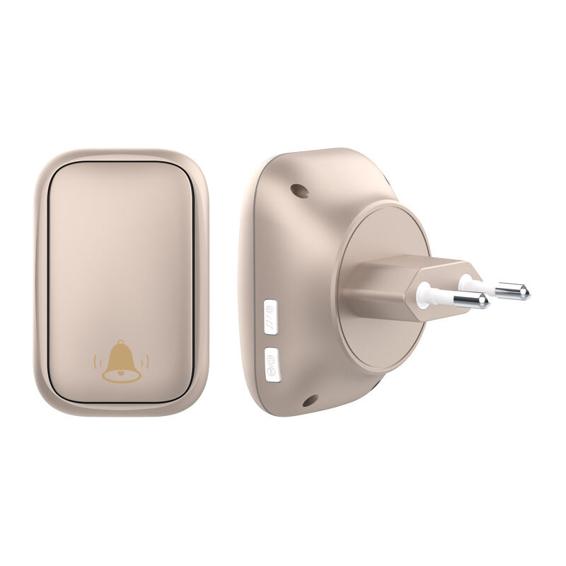 foto del prodotto fortuneville campanello wireless autogenerante senza batteria campanello intelligente impermeabile per casa 38 suonerie 3 livelli di volume, facile