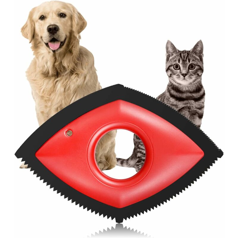 foto del prodotto fortuneville spazzola per peli di animali domestici, rimozione dei peli di animali domestici di cani e gatti, mini rimozione dei peli di animali