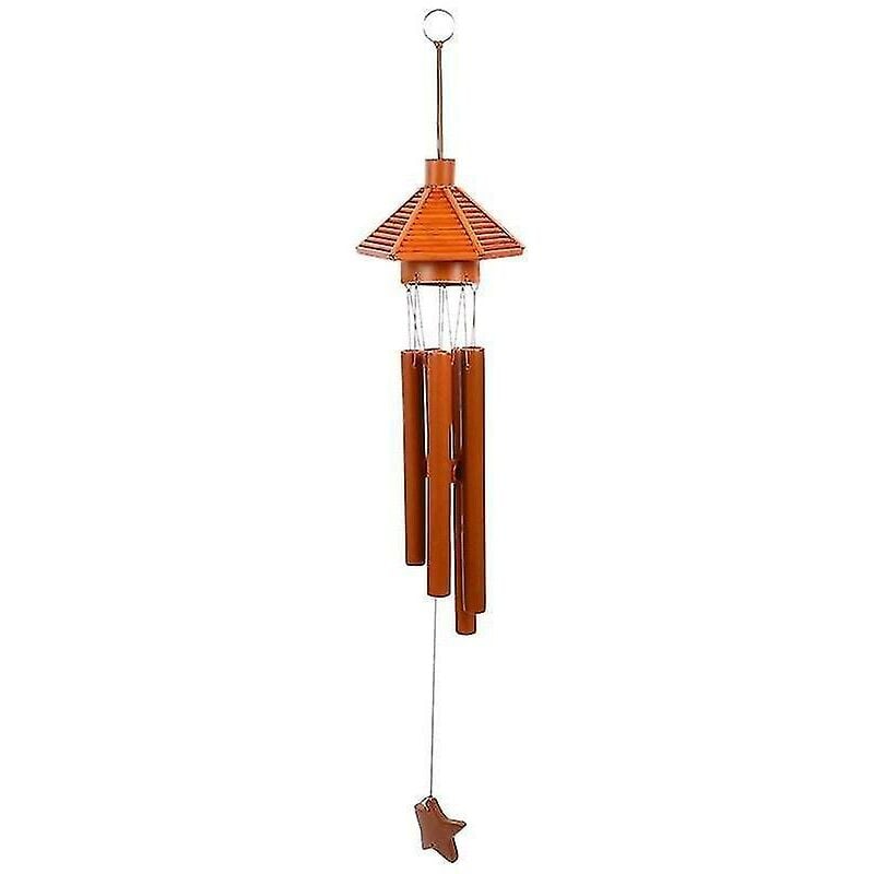 foto del prodotto fortuneville 1pc campanelli eolici campanelli eolici chic creativi campanelli eolici in bamb campana del vento per giardino di casa