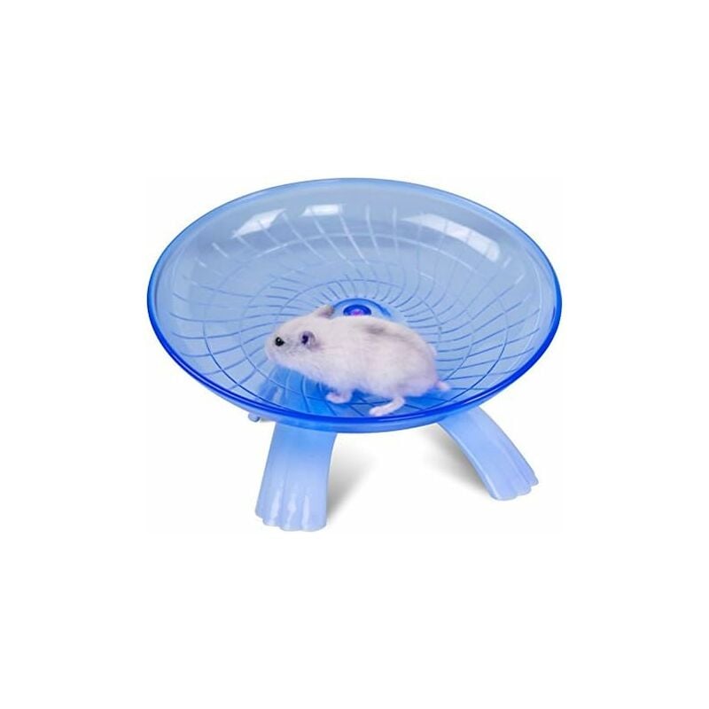 foto del prodotto fortuneville ruota per esercizi in plastica per piccoli animali disco da corsa silenzioso antiscivolo per criceti, ricci, piccoli animali