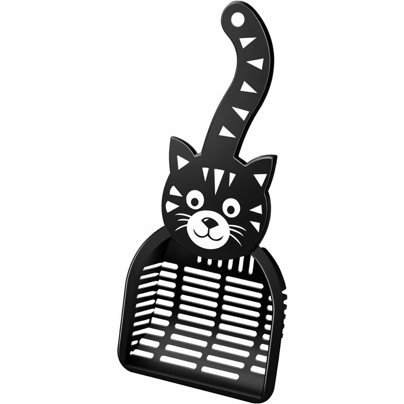 foto del prodotto fortuneville pala per lettiera pala per gatti grande pala per lettiera in plastica con manico lungo pala per lettiera per gatti pala per lettiera