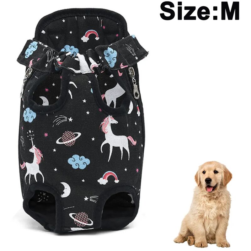foto del prodotto zaino per animali domestici, borsa da trasporto per cani, gambe regolabili, borsa da viaggio portatile per animali domestici, traspirante e