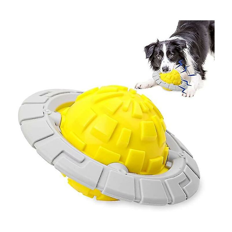 foto del prodotto fortuneville giocattolo da masticare per cani distruttibile, palla sonora cigolante per cani, giocattolo interattivo per cani adatto a cani di
