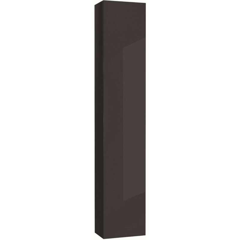 foto del prodotto meara armadietto pensile alto 25x16x130 cm, grigio scuro lucido 50226016 kielle