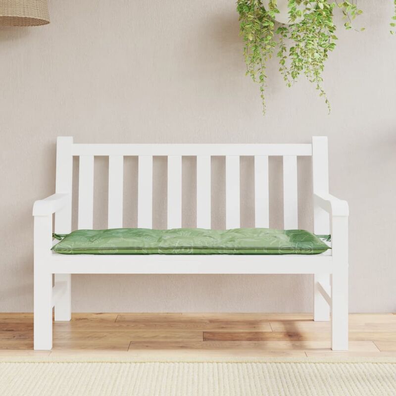 foto del prodotto furniture limited cuscino panca giardino con motivo a foglie