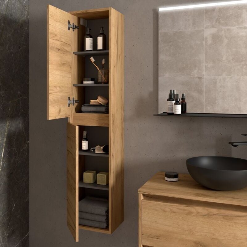 foto del prodotto colonna bagno 30x24x140 rovere africa