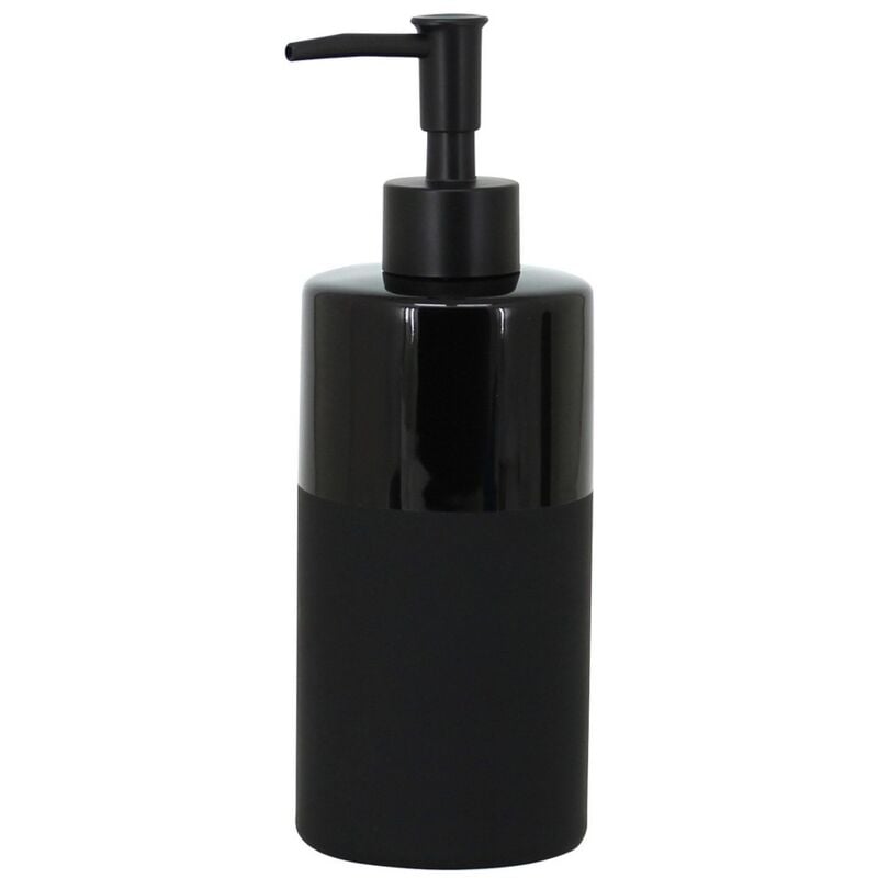 foto del prodotto dispenser nero in ceramica serie black