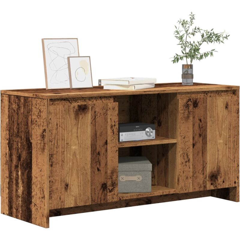 foto del prodotto vidaxl mobile porta tv legno antico 102x37,5x52,5 cm legno multistrato