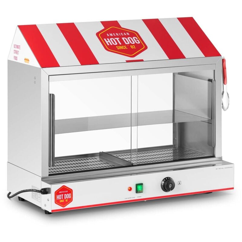 foto del prodotto macchina per hot dog cuoci hot dog professionale 2.400 w 300 wurstel 100 panini