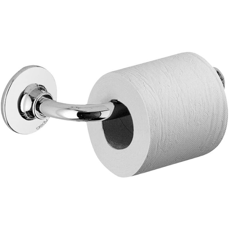 foto del prodotto gedy arizona portarotolo carta igienica cromo con biadesivo, misure 6,5x19,5x8,9 cm 0,085 kg, porta carta igienica in acciaio inox, fissabile