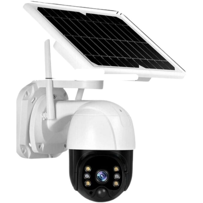foto del prodotto telecamera videosorveglianza 4g camera 3.6mm pannello solare sicurezza allarme