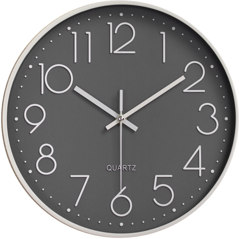 foto del prodotto fortuneville orologio moderno orologio da parete silenzioso senza ticchettio, orologio da parete muto silenzioso pendolo da parete per camera da