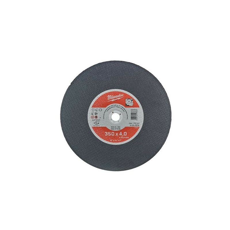 foto del prodotto disco da taglio sottile per acciaio 125x1mm milwaukee scs 41 pro 4932451487