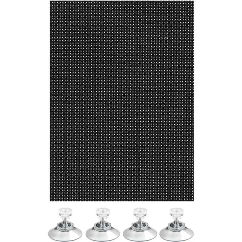 foto del prodotto gardinia tenda parasole, poliestere, nero, 40x80 cm
