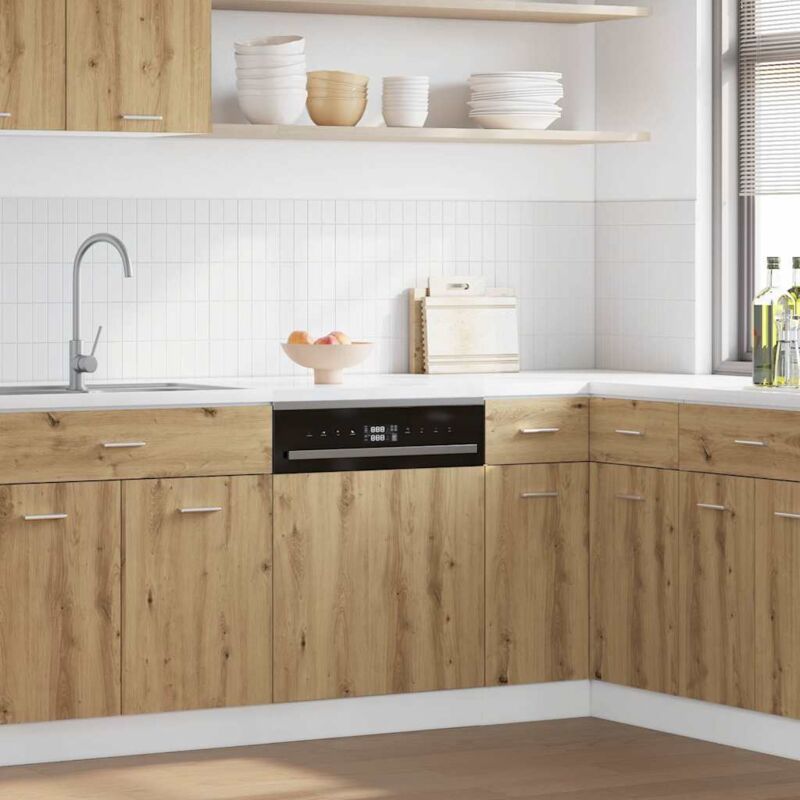 foto del prodotto vidaxl pannello lavastoviglie lyon rovere artigianale 45x3x67 cm