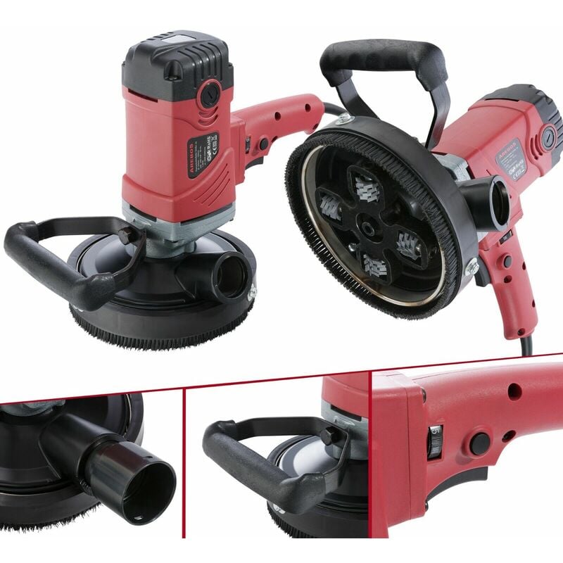 foto del prodotto piallatrice levigatrice cemento 1500w smerigliatrice pietra cemento frese arebos