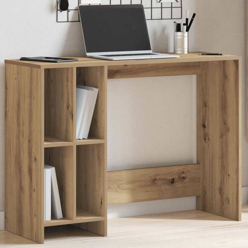foto del prodotto vidaxl scrivania rovere artigianale 102,5x35x75cm in legno multistrato
