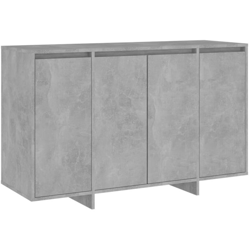 foto del prodotto vidaxl credenza grigio cemento 120x41x75 cm in truciolato