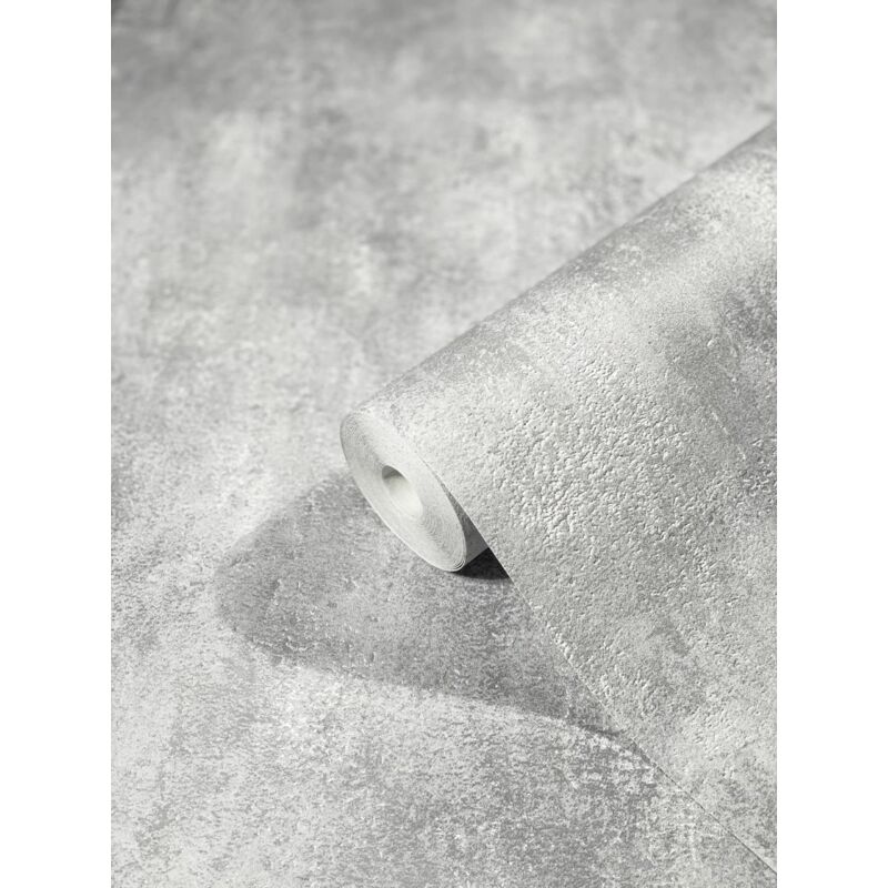 foto del prodotto marburg carta da parati grigio chiaro effetto cemento hailey per soggiorno, camera da letto o cucina made in germany 10,05m x 0,53m carta da parati