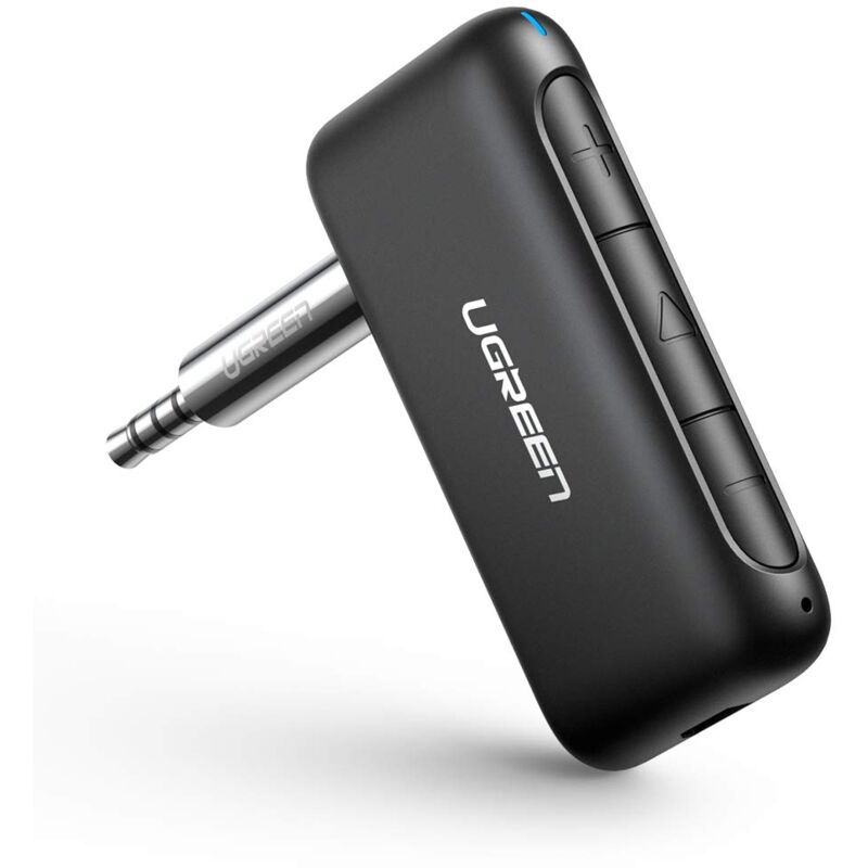 immagine 0 del prodotto ugreen ricevitore audio bluetooth per auto, bluetooth auto ausiliario 5.0 con chip csr, microfono e cvc8.0 riduzione del rumore de per chiamate in