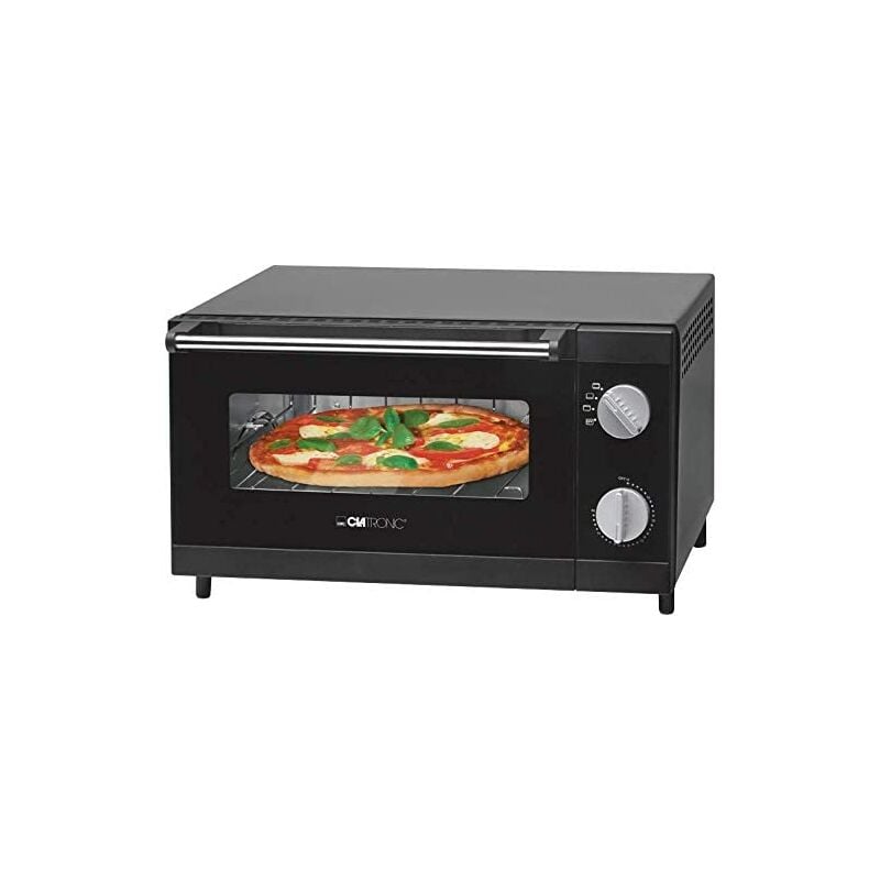 foto del prodotto clatronic 261708 forno speciale da tavolo per pizza, 1000 w, 12 litri