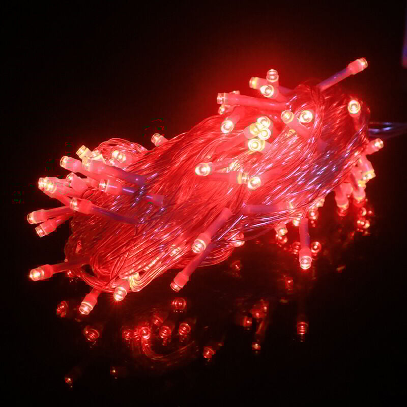 foto del prodotto dk fata luminosa a led, fata luminosa lampeggiante, fata luminosa decorativa, piccole lanterne, gypsophila, luci natalizie 50 metri, 500 luci,
