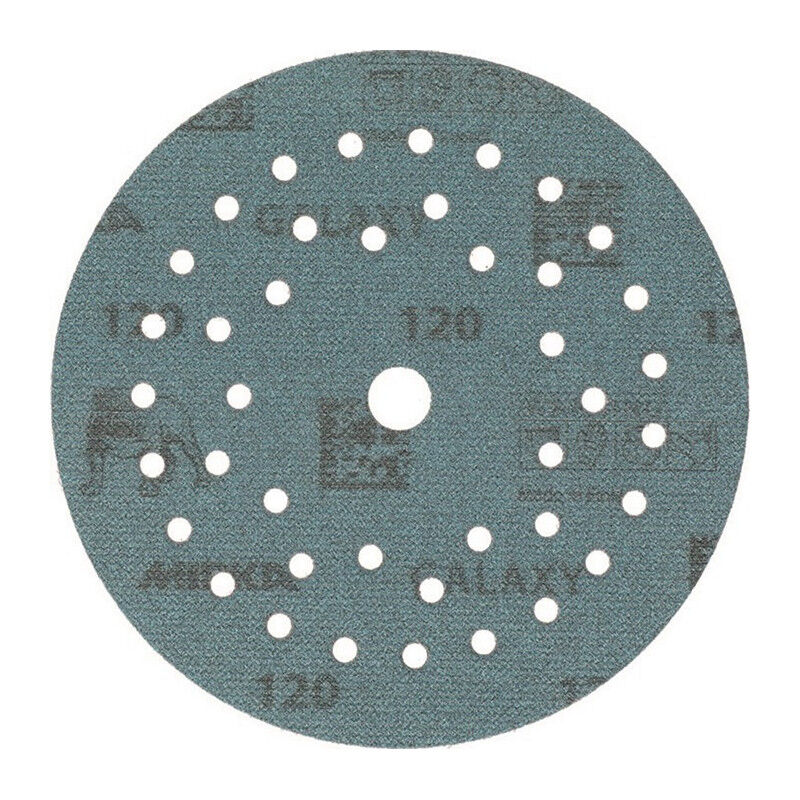 foto del prodotto disco abrasivo adesivo galaxy grip multifit 125mm k.120 f.ho metallo lacca co. per 50 