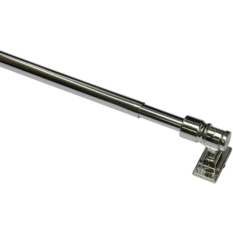 foto del prodotto gardinia california asta per tende in acciaio cromato, 12 mm, 75 135 cm, steel