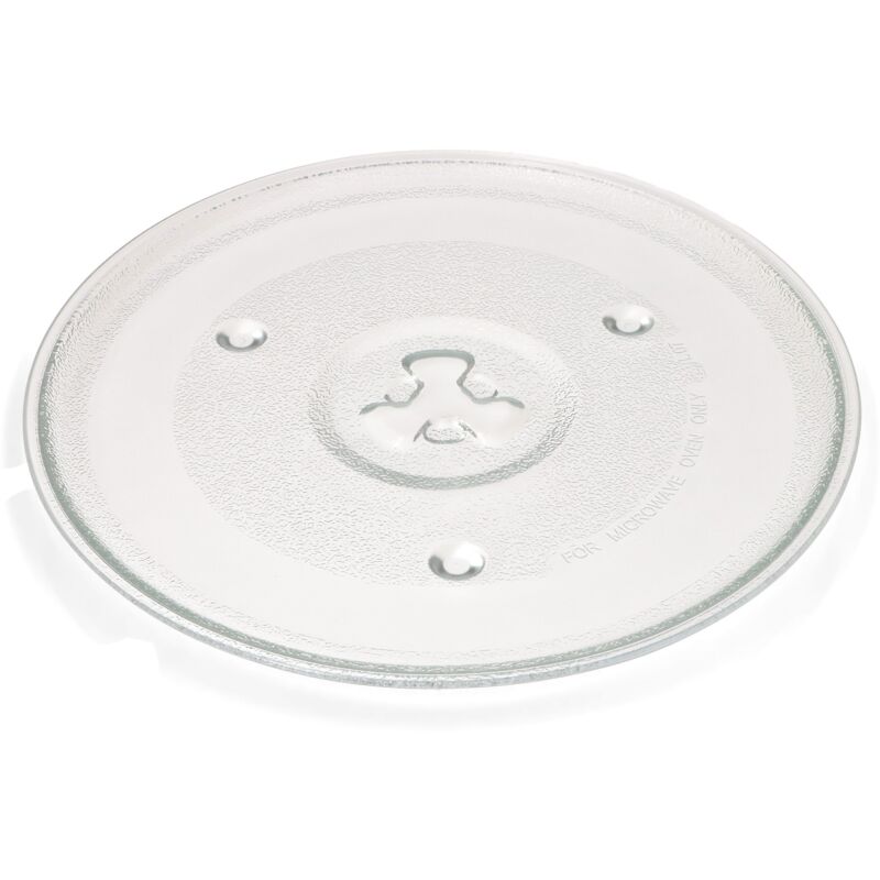 foto del prodotto piatto in vetro forno microonde de longhi panasonic ariete diametro 27 cm