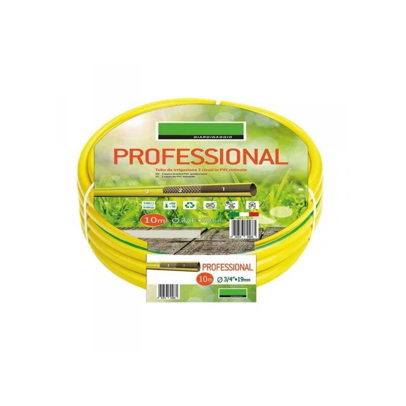 foto del prodotto a2zworld tubo irrigazione 3 strati in pvc retinato 3 4 19mm 10 metri tubo flessibile da giardino uso professionale