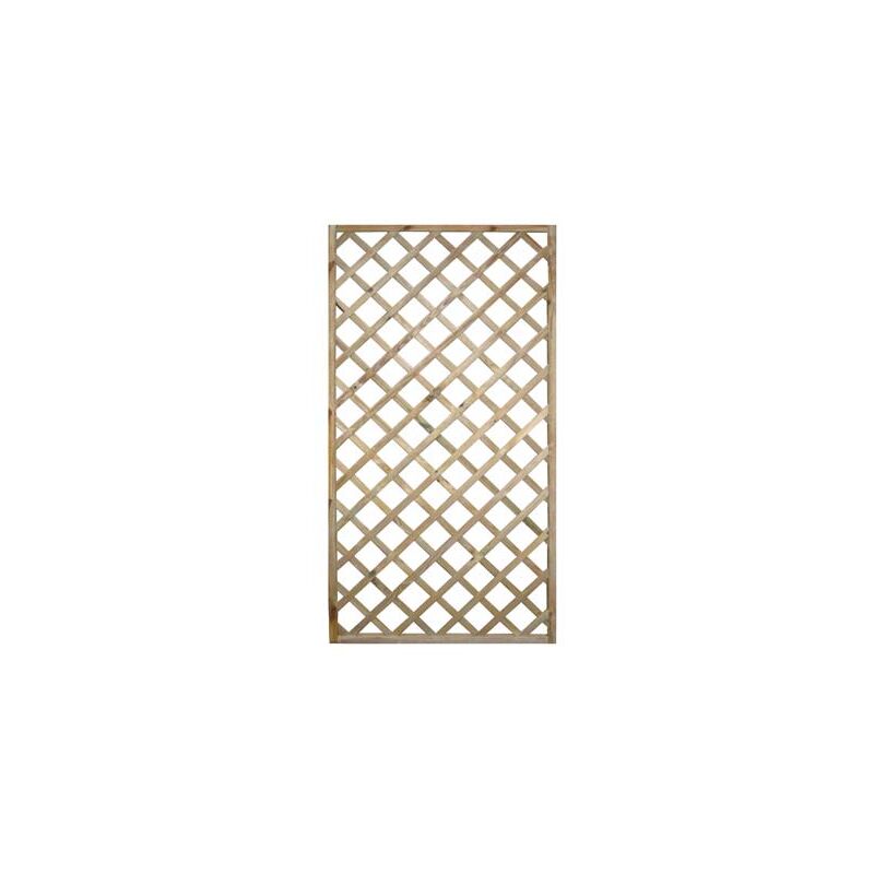 foto del prodotto pannello grigliato legno euro pino impregnato cornice mm 45x30 cm 40x180