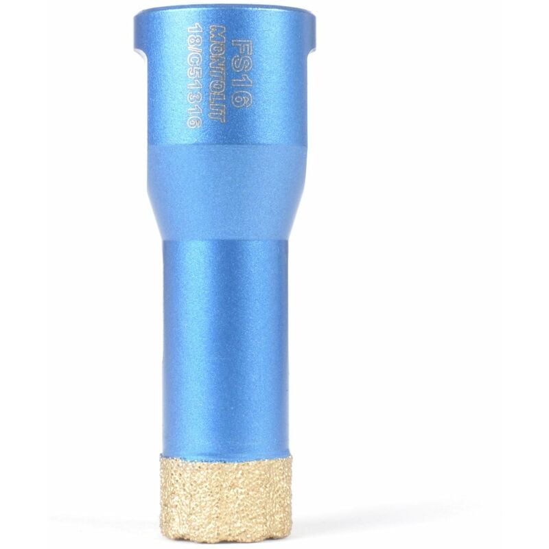 foto del prodotto montolit fresa diamantata a secco e umido 16 mm mondrillo fs16