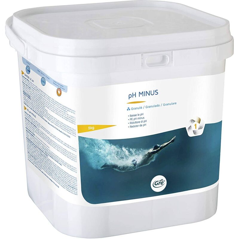 foto del prodotto riduttore ph minus per piscina gre 5kg granulare