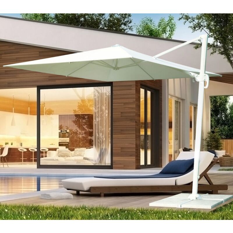 foto del prodotto san marco ombrellone da giardino decentrato 3x3 zeus
