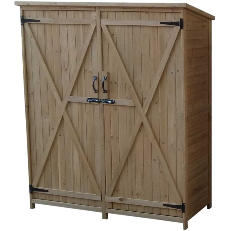 foto del prodotto capanno armadio gardiun sundy 44x140x162 cm legno massello per esterni