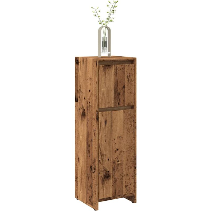 foto del prodotto vidaxl mobile da bagno legno antico 30x30x95 cm in legno multistrato