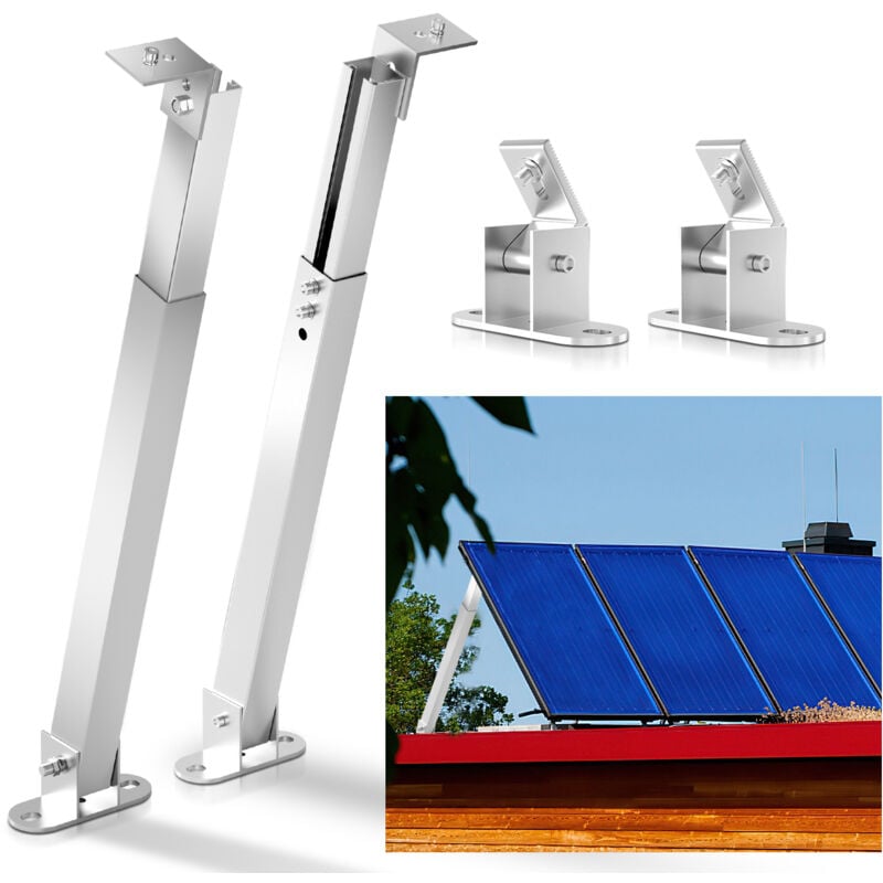 foto del prodotto 2pcs gruppo staffa pannello solare fotovoltaico hengda