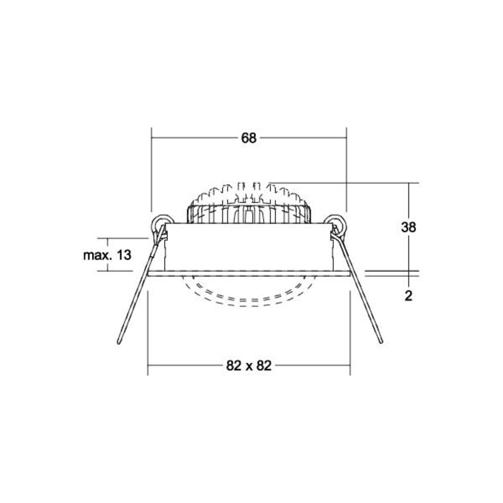 foto del prodotto 39365073 39365073 lampada led da incasso led monocolore 6 w bianco brumberg
