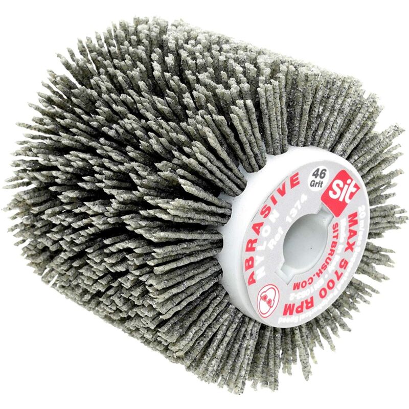 foto del prodotto sit rullo punzonato per satinatrice 100x100x1,5mm 60gr in nylon abrasivo 1375