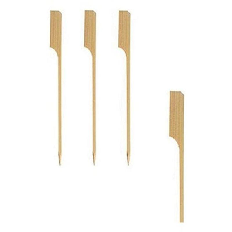 foto del prodotto papstar chance sas 250 bastoncini per fingerfood golf, lunghezza 12 cm, bamb , legno, 16730 250