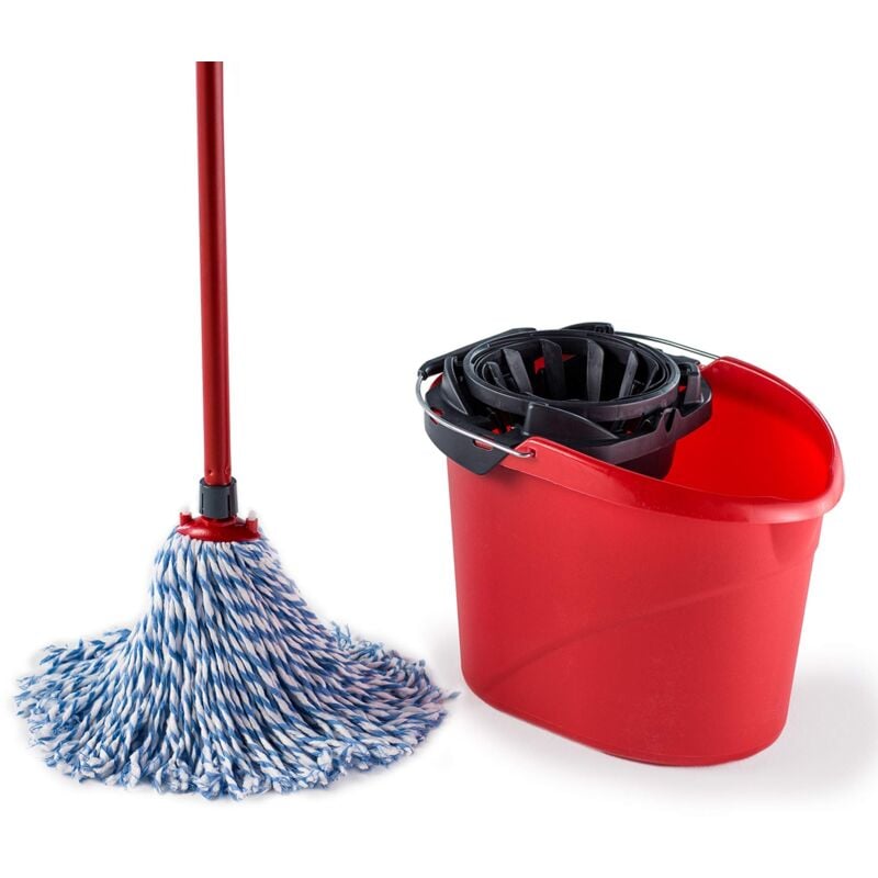 immagine 0 del prodotto supersistema lavapavimenti set di sistema lavapavimenti e secchio in microfibra e cotone vileda