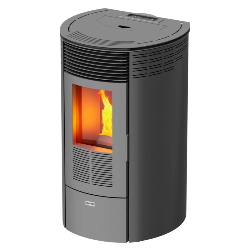 foto del prodotto canadian stove stufa a pellet columbia 12 grigio 8,7 kw