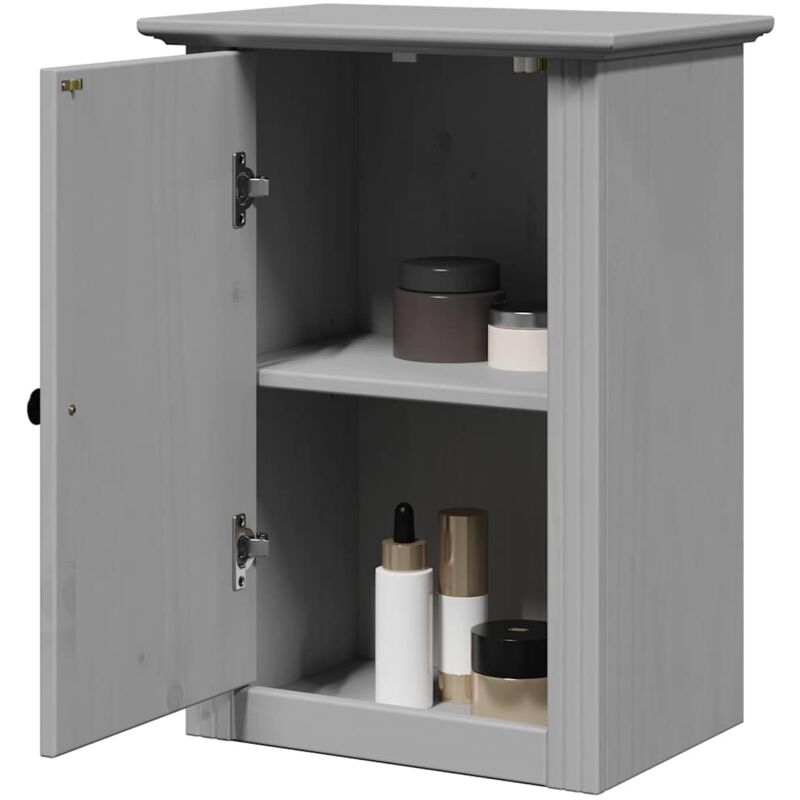 foto del prodotto vidaxl pensile da bagno bodo grigio 44x30x60 cm