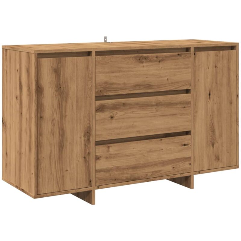 foto del prodotto vidaxl credenza rovere artigianale 120x41x75 cm in legno multistrato