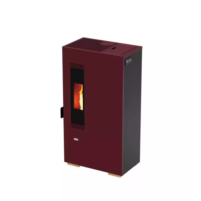 foto del prodotto canadian stove stufa a pellet slim mini 5 bordeaux 4,4 kw