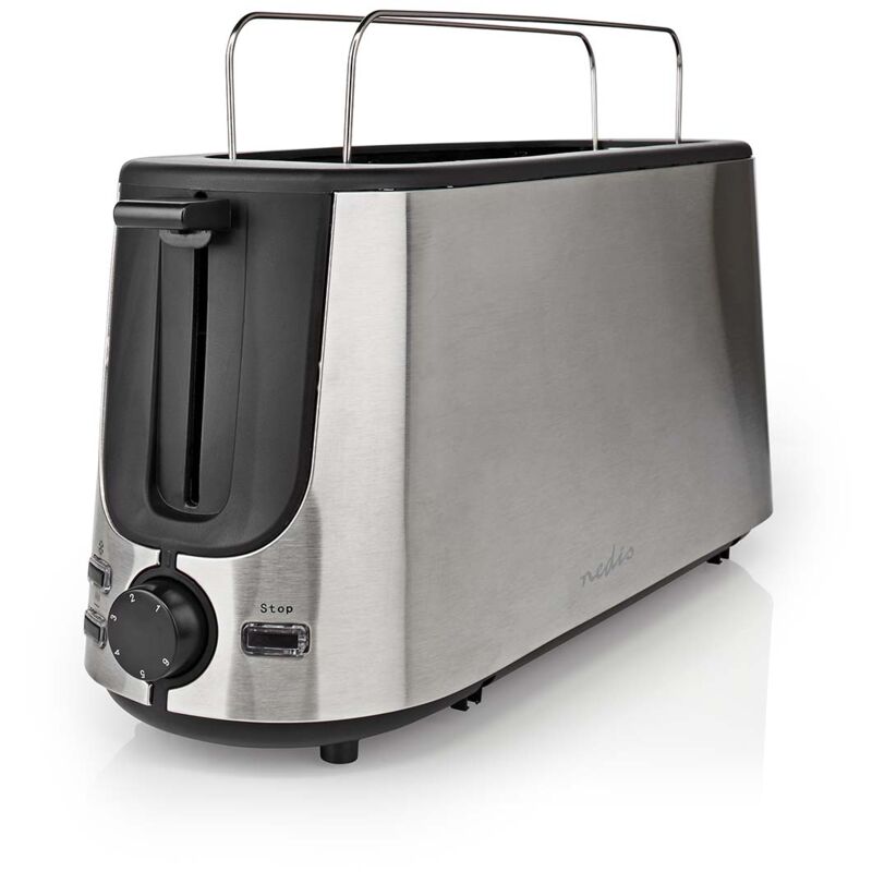 foto del prodotto nedis tostapane 1 slot 1000w grigio kabt310eal